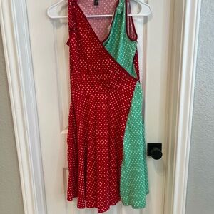 Colorful Polka Dot Dress